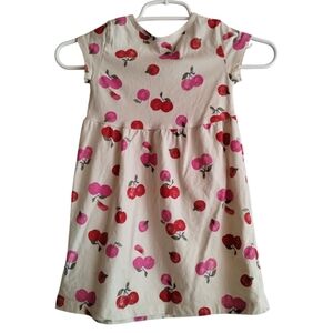 Carter's Girls 5T Cherry Jersey Dress Preppy